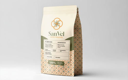 SanVel Decaf Colombian coffee bag